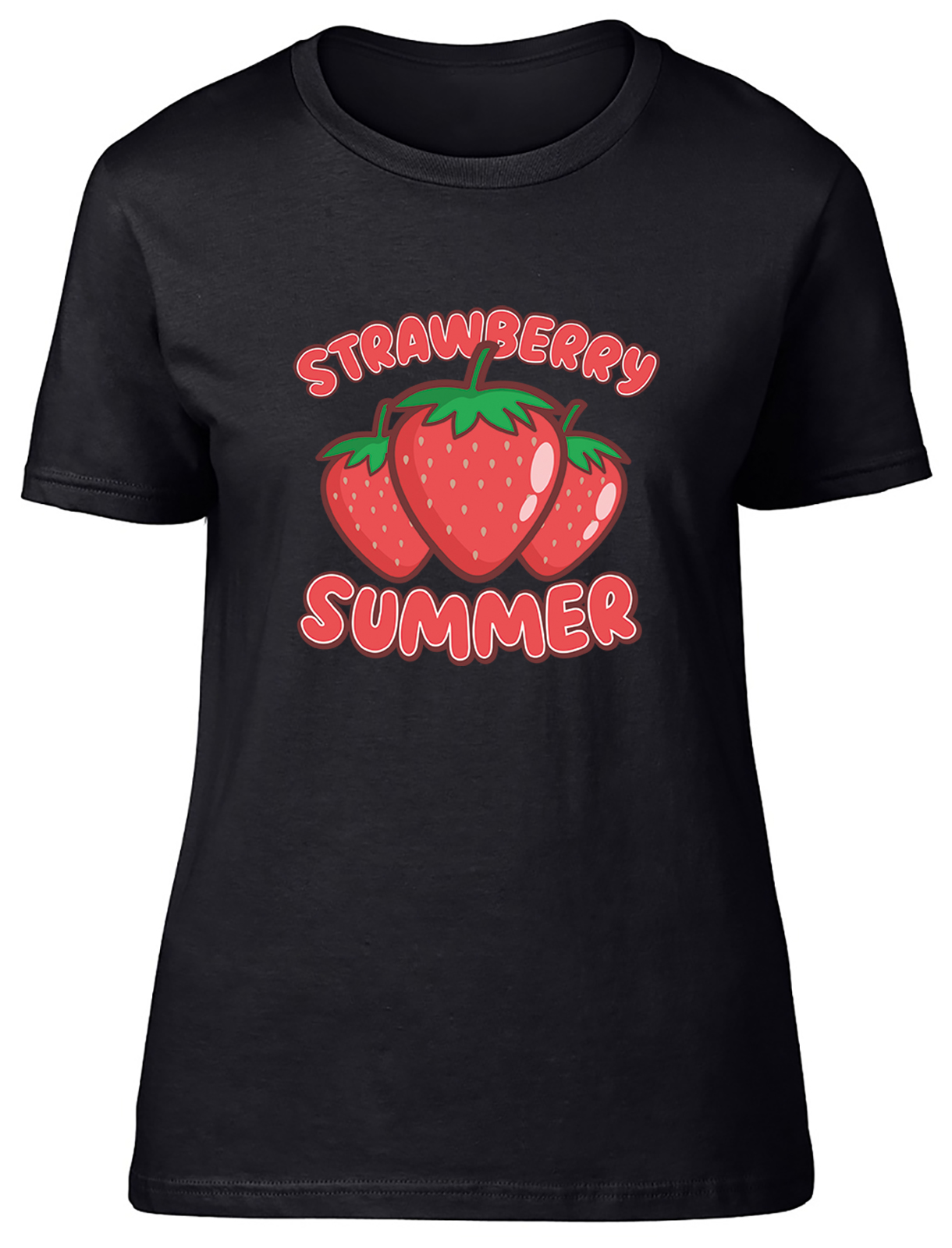 Strawberry Lover Womens T-Shirt Oh Sweet Strawberry Fruit